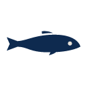 Fish Glyph Icon