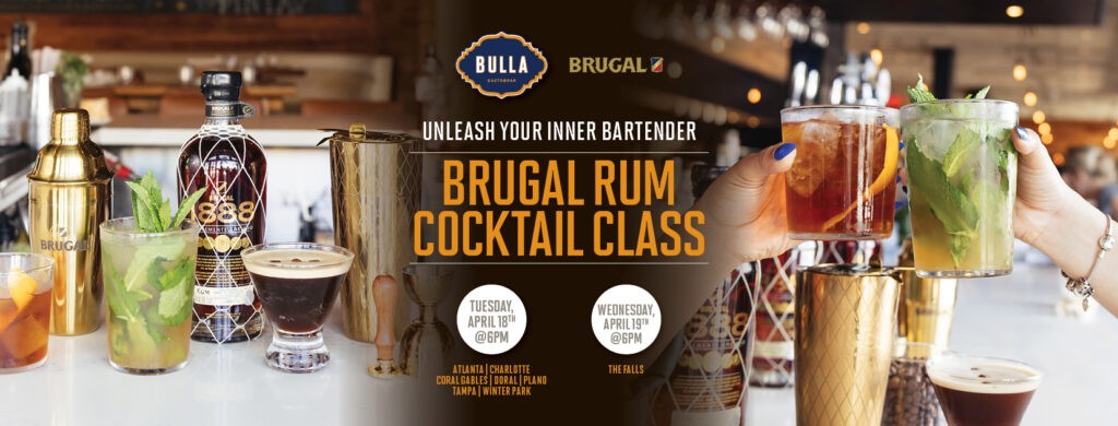 Brugal Rum Cocktail Class Event