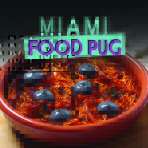 Miami Food Pug Press Clip