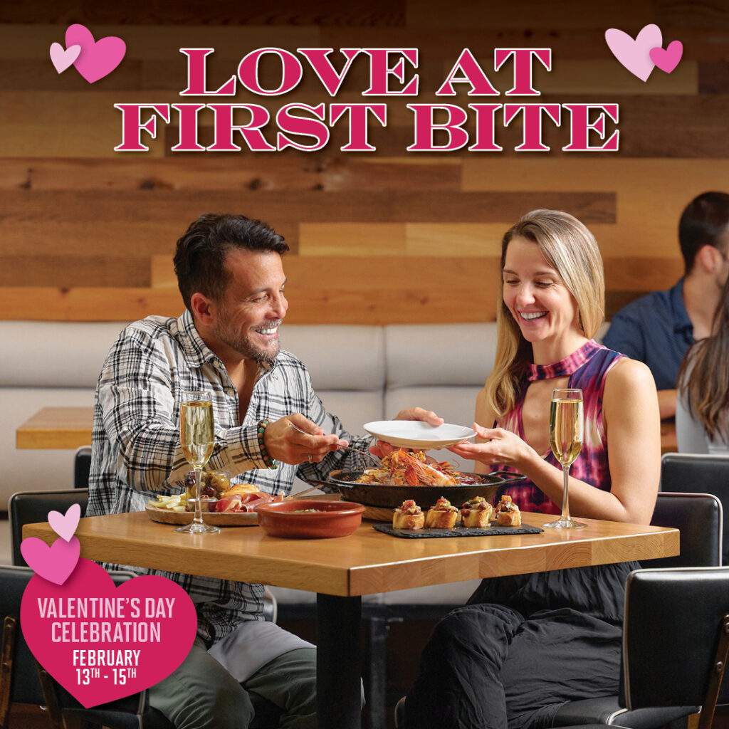 4-course Valentine’s dinner with a separate complimentary toast at Bulla