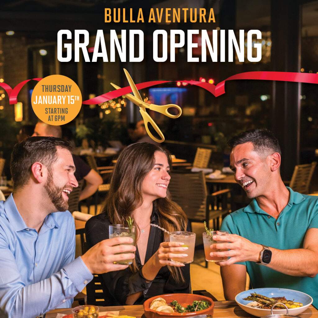Bulla Gastrobar Aventura grand opening celebration