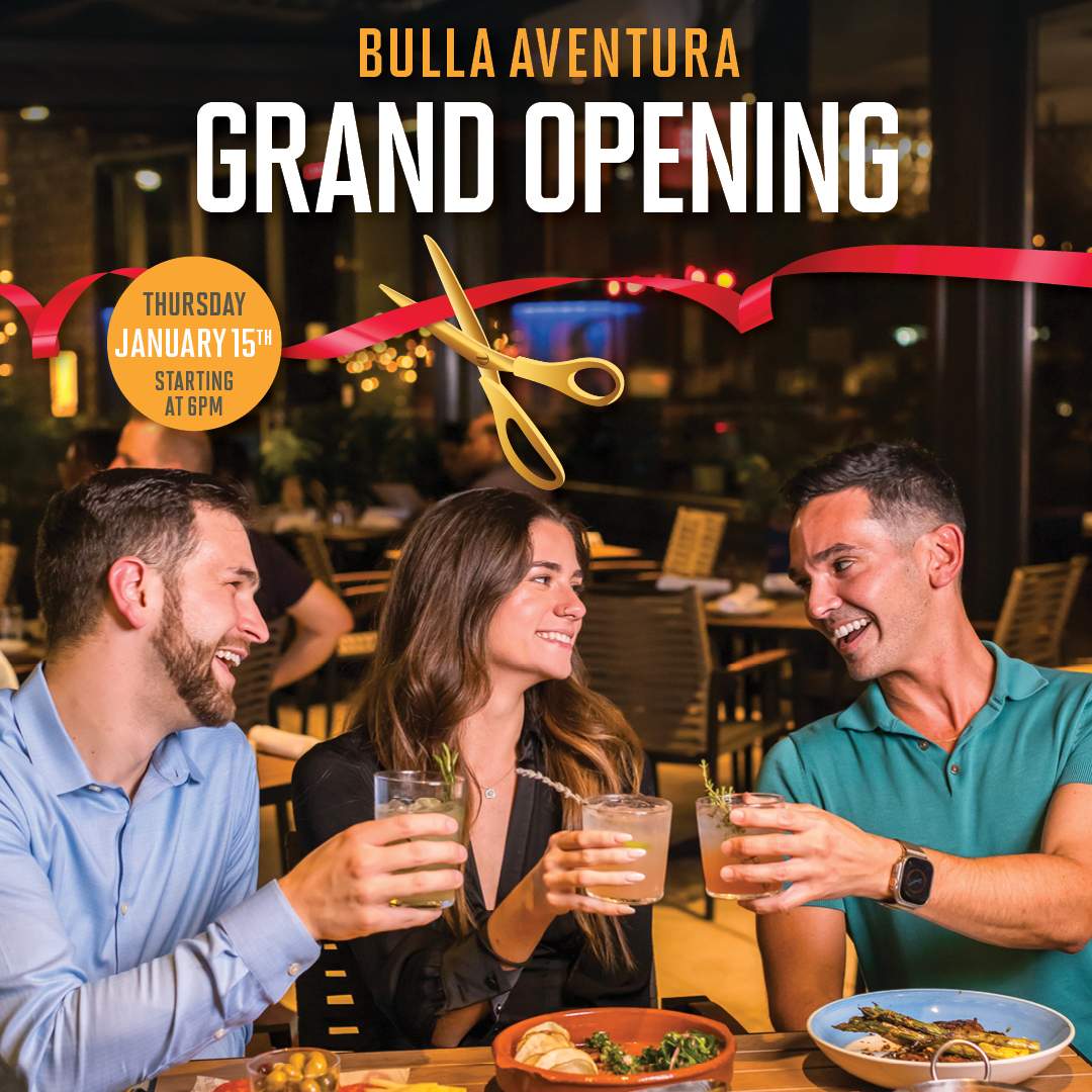 Bulla Gastrobar Aventura grand opening celebration