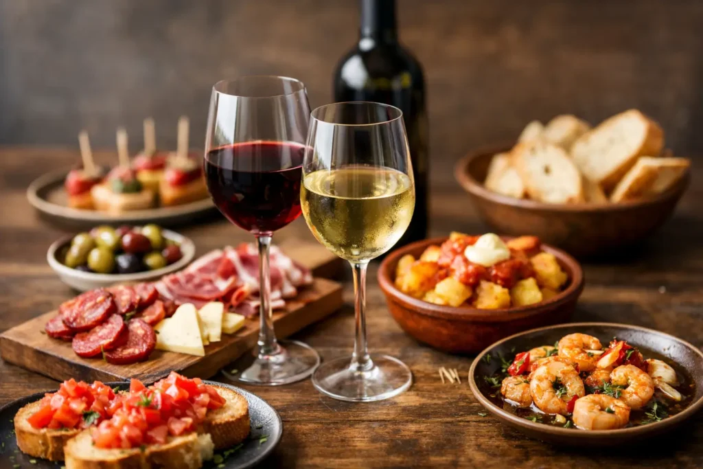 Spanish Wine Pairing Guide for Tapas Nights