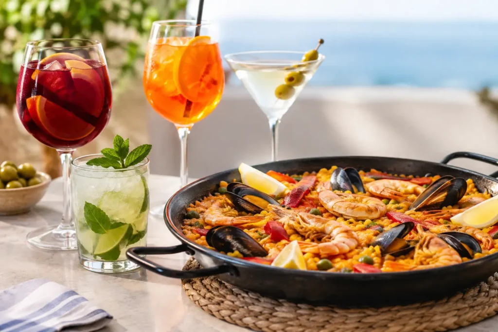 7 Best Cocktails for Paella at Your Table