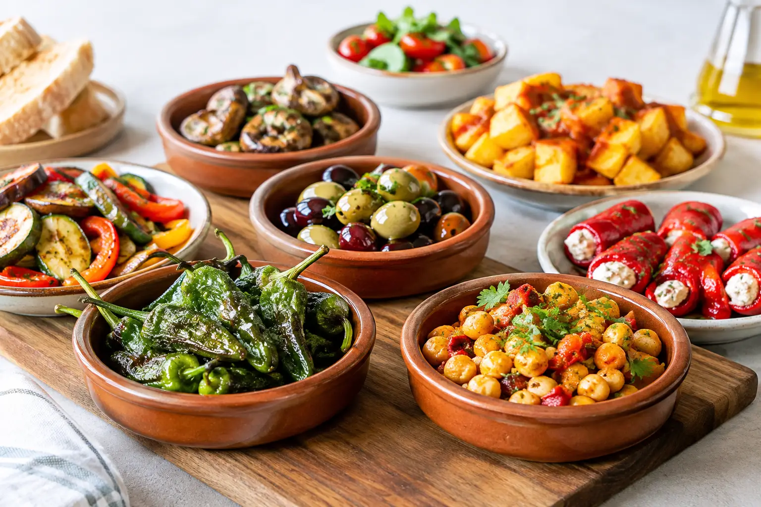 Vegetarian Tapas Dishes List for Sharing